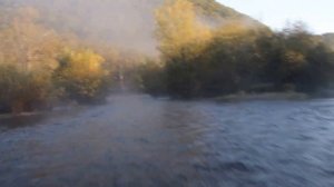 Солар 420  Проход переката 15 см  на водомете Ямаха по одной из проток Бикина