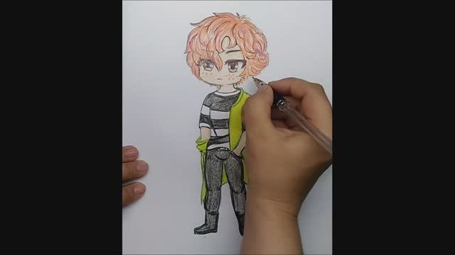 Как нарисовать мальчика // рыжий мальчуган \\ перерисовка gacha life