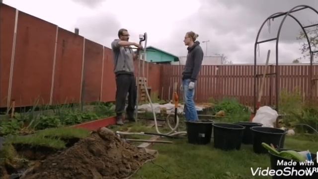 Скважина. Абиссинская скважина. Ручное гидробурение.
