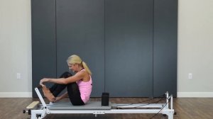 Hamstring Stretch on the AeroPilates Reformer