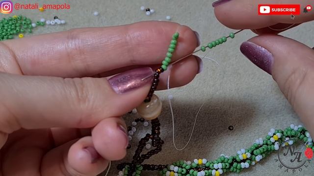 Лариат из бисера/Жгут американский из бисера/Ажурный жгут/Beaded Harness/Beaded Rope/Natali Amapola смотреть онлайн