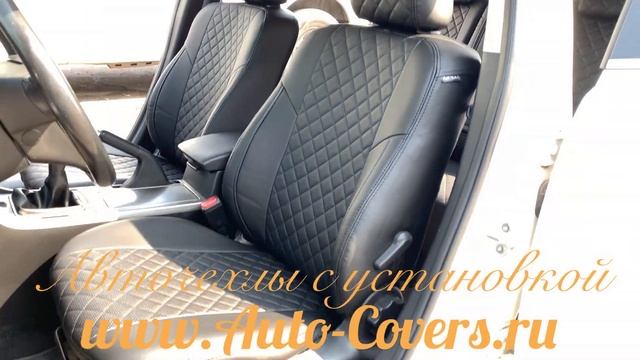 Чехлы Мазда 6 GH из Экокожи Ромб с установкой. Качественные автомобильные чехлы на сидения в Москве смотреть онлайн