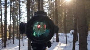 Коллиматорный прицел  , ружьё МР153, обвесы на ружьё, планка вивер