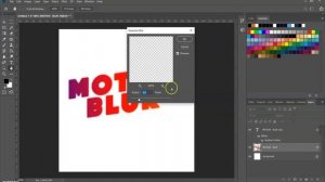 Motion Blur Text Effect-Photoshop Tutorial For beginner(Free Template)