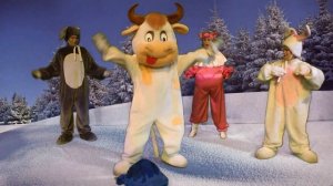 «А у нас Новый год». Новогодняя зарядка для детей.