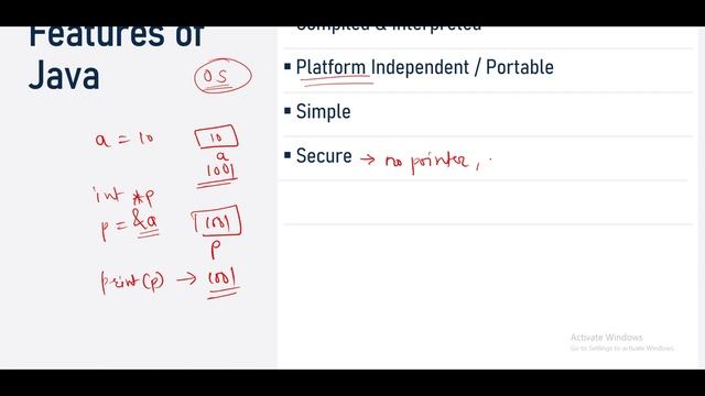 Java Features | Java is Simple | Java is Secure | Java Programming | Session 4 | Java in Hindi