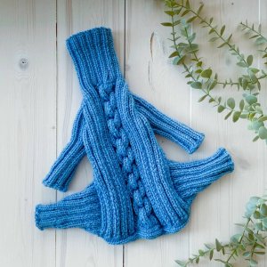 Комбинезон для собак спицами ч.1