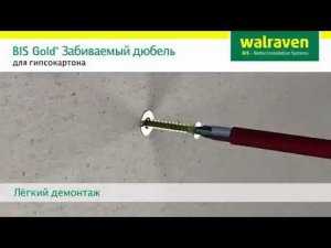 Забиваемый дюбель для гипсокартона WALRAVEN