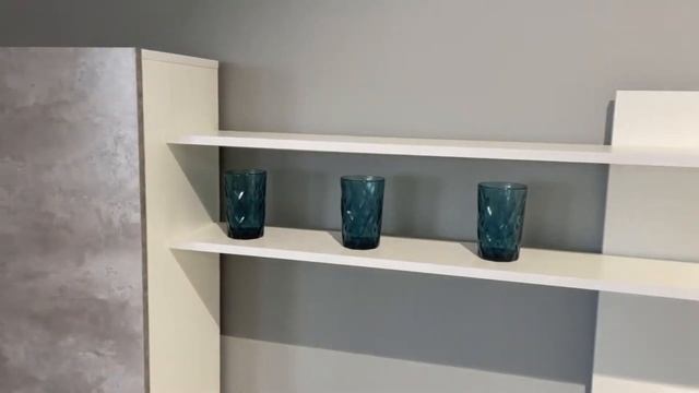 ВидеоОбзор EuroMebel: Стенка МГС 9, Цемент, СВ Мебель