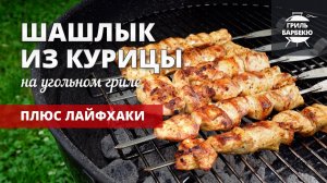 Шашлык из курицы на гриле (рецепт на угольном гриле)