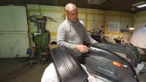 Восстановление кофр Harley Davidson. Часть 1