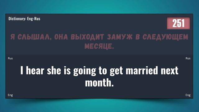 500 Разговорных Предложений на Английском языке №2 смотреть онлайн