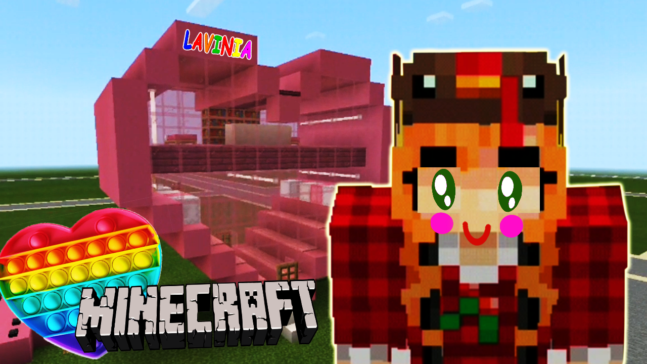 Лавинья Minecraft! Крутые постройки в Майнкрафт! #майнкрафт #лавиния minecraft