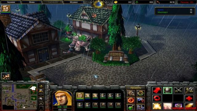 Сюжет Warcraft 3. Reign of Chaos. - #6 - Падение Лордерона. Очищение стратхольма. смотреть онлайн