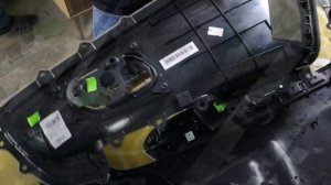 Перетяжка салона Kia - Ceed 2jd (Перетяжка вставок в  карты дверей) (чехлы уровня перетяжки)