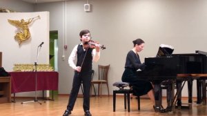 А. Пьяццолла “Adios Nonino”, Милютин Фёдор- скрипка