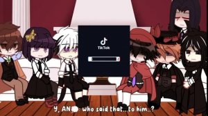 BSD react to Dazai ANGST|| short like chuuya || 1/2