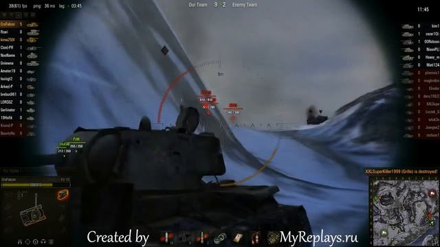WOT: Arctic Region - KV-1S - 7 frags - Top Gun Boelters Medal