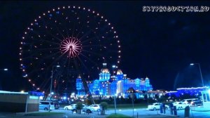Колесо обозрения в Сочи парк - самая фантастическая подсветка! Чертово колесо
