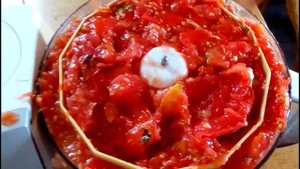 ТОМАТНЫЙ СОК на кухонном комбайне. Быстро и легко.