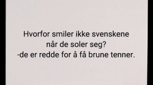 Учим норвежский язык через анекдоты.