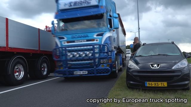 Truckstar Festival 2023 Truckshow With Trucker Tim And Scania V8, DAF, Volvo Open Pipes Sound Part
