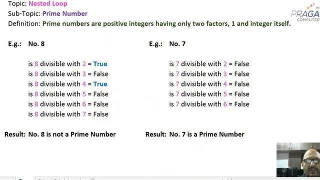 Nested Loop in Java (List of Prime Numbers from 1 to N) смотреть онлайн