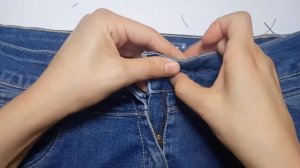 How to fix the buttons of jeans in an amazing way  Repair your jeans