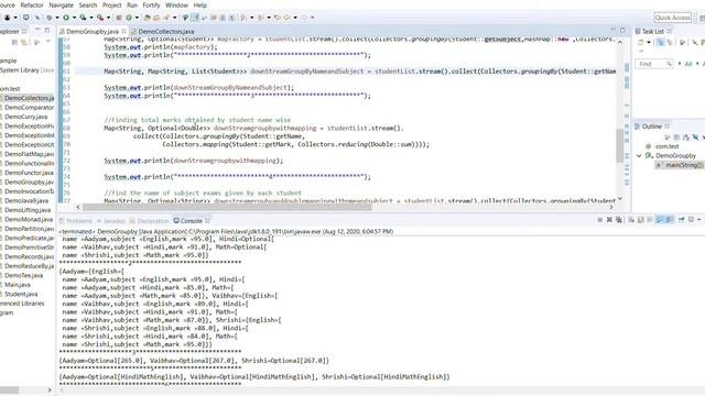 Java8 Group By