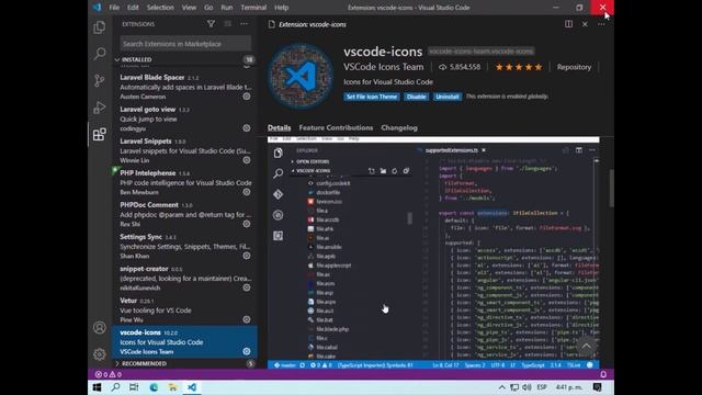 VSCode Editor - Installation and Extensions for Laravel Development