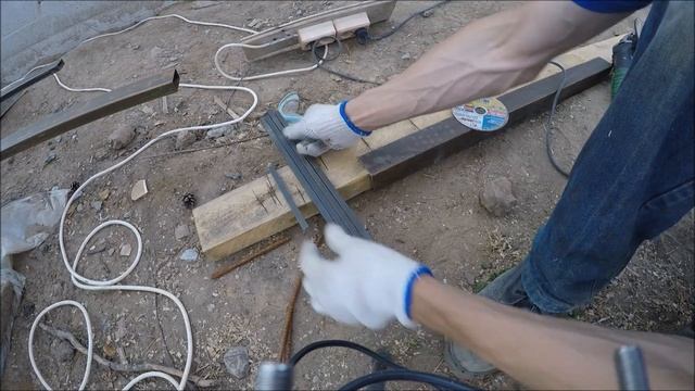 Изготовление расшивок для кладки облицовки. Забор часть 47. смотреть онлайн