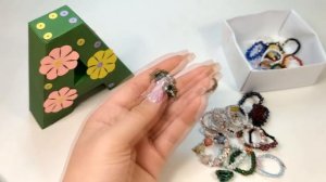 32 Идеи для плетения колечек из бисера и не только