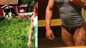 Muscle Girl Frida Palmell  Девушка качок