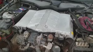 Где находится номер двигателя Mercedes-Benz V6-V8 m112_113