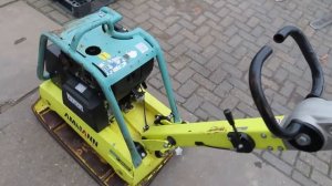 ammann apr 3520 trilplaat / hatz 1b30 dieselmotor elektrisch en handstart