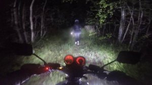 На дачу по грязи после дождя на Honda cb 400