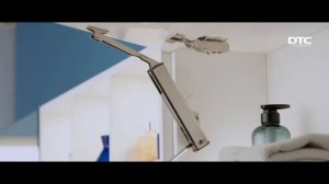 Варианты применения подъемного механизма DTC TOP-STAYS SE в мебели для ванных комнат