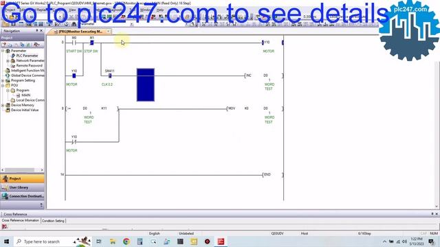 HMI Weintek & Mitsubishi Q03UDV "Connection" Tutorial смотреть онлайн