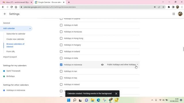 How To Add Public Holidays To Your Google Calendar NEW UPDATE August 2022 смотреть онлайн