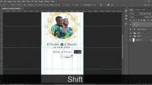 Photoshop Tutorial | How to create a Wedding Invitation Design