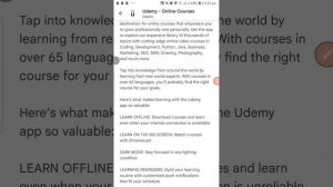 Udemy Application Review | Features of Udemy App