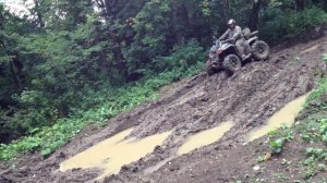 квадроцикл грязь