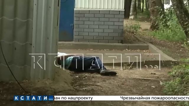 Бомжи самовольно заселились в палисадник жителей и угрожают владельцам смотреть онлайн