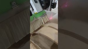 фрезеровка интегрированной ручки на радиусном фасаде