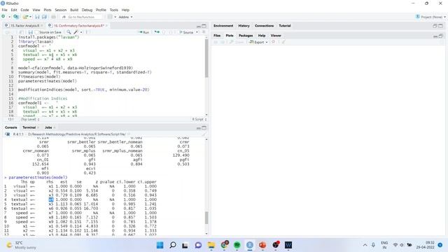 19. Confirmatory Factor Analysis in R using "lavaan" package || Dr. Dhaval Maheta смотреть онлайн