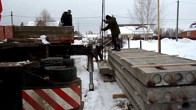 007 - Прием материала (жб плиты и перемычки) смотреть онлайн