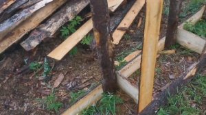 Из города в деревню.  Конструкция для распила горбыля