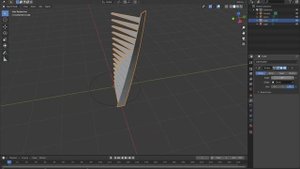 Круглая лестница в Блендере