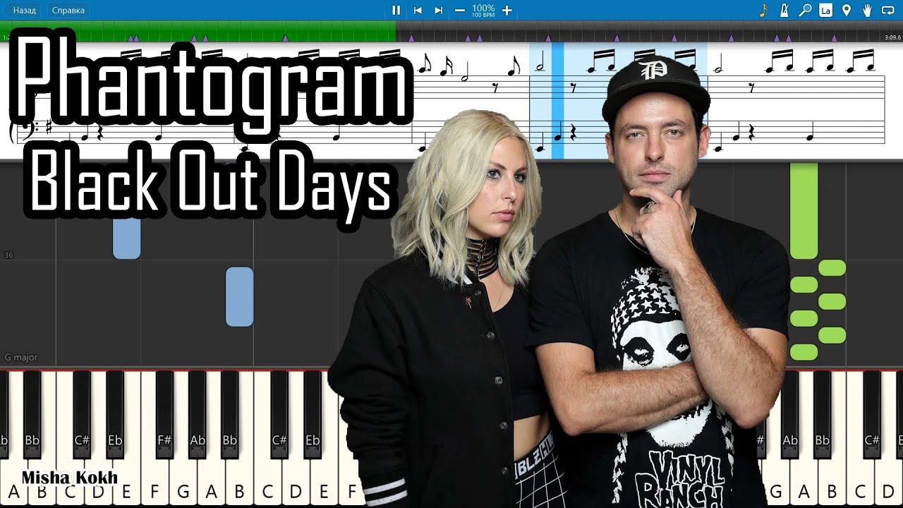 Phantogram - Black Out Days [Piano Tutorial | Sheets | MIDI] Synthesia смотреть онлайн