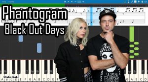 Phantogram - Black Out Days [Piano Tutorial | Sheets | MIDI] Synthesia